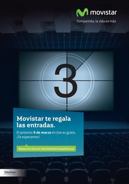 Promoción de Movistar te invita al cine