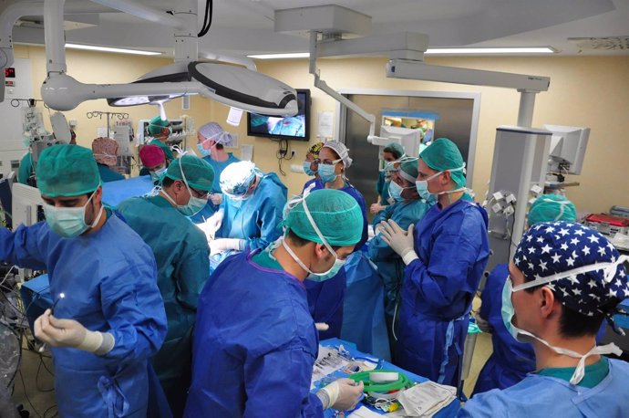Intervención quirúrgica en La Arrixaca