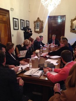 Reunión, este viernes, del equipo de gobierno del Ayuntamiento de Jaén