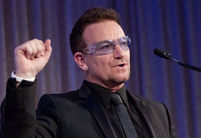 El cantante de U2, Bono
