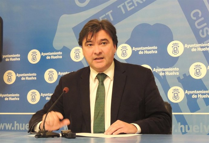 El portavoz del PSOE en el Ayuntamiento de Huelva, Gabriel Cruz. 