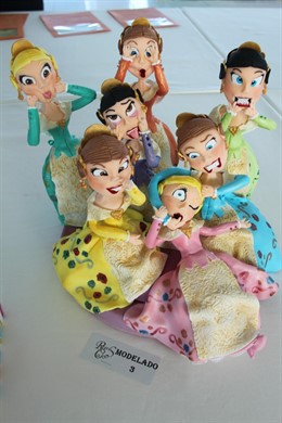 Una de las creaciones reposteras con las Fallas como motivo