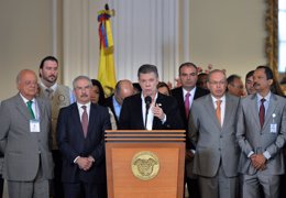 El presidente de Colombia, Juan Manuel Santos