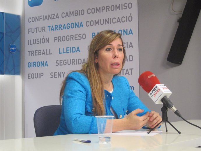 La presidenta del PP catalán, Alícia Sánchez-Camacho.