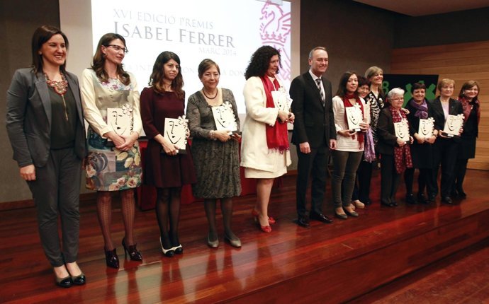 Fabra en la entrega de los premios Isabel Ferrer