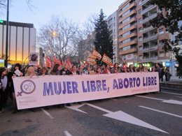 Manifestación del Día Internacional de la Mujer.