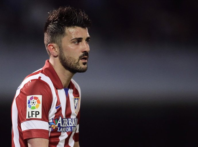 David Villa, jugador del Atlético de Madrid