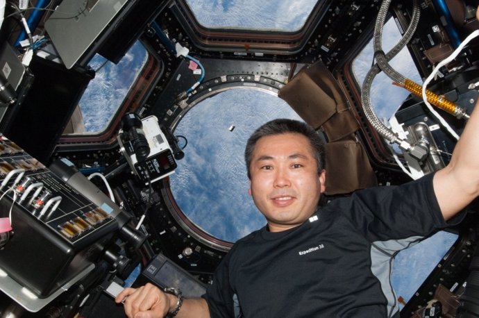 El astronauta de la ISS Koichi Wakata