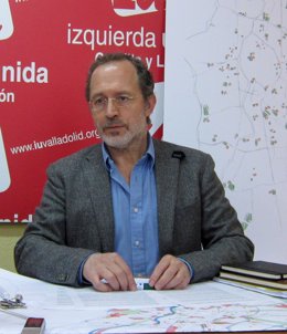 El candidato de IU a la Alcaldía de Valladolid, Manuel Saravia.