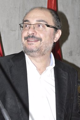 El secretario general del PSOE-Aragón, Javier Lambán.