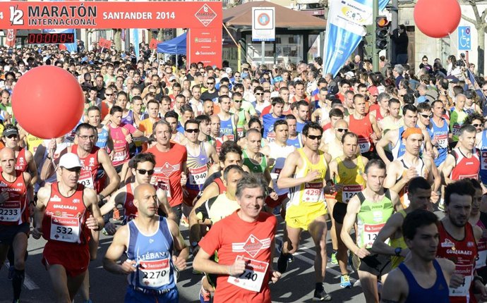 Salida de la Media Maratón Internacional de Santander