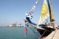 El viento obliga a suspender las conexiones marítimas por catamarán entre Cádiz y Rota