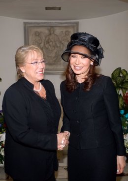 Michelle Bachelet y Cristina FernandeZ