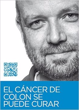 Cartel del programa de detección precoz del cáncer colorrectal.