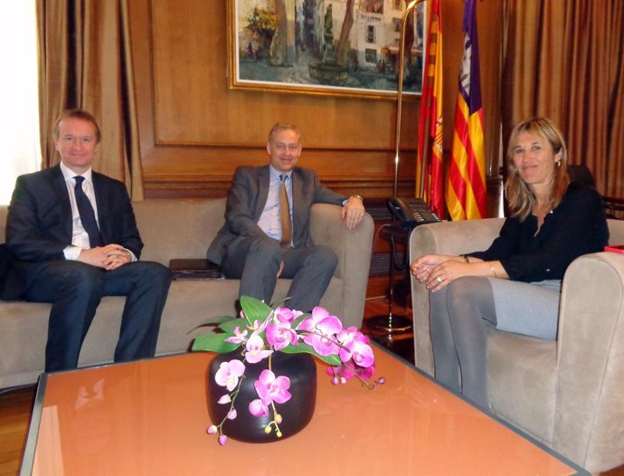 Palmer y el Embajador del Reino Unido en España