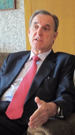 José María Arias Mosquera, durante uan entrevista con Europa Press