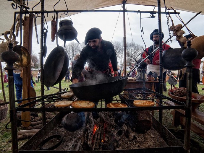 Imagen de la feria medieval de Palos de la Frontera (Huelva).
