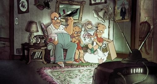 Los Simpson imaginados en Francia