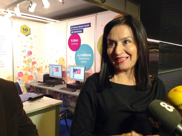 La pta.De la Taula del Tercer Sector Social, Àngels Guiteras