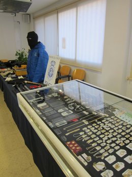 Efectos intervenidos por la Policía Nacional