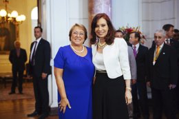 Michelle Bachelet y Cristina Fernandez
