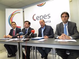 Rueda de prensa de CEPES Navarra.