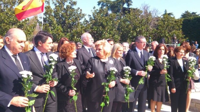 Acto homenaje a las víctinmas del 11M en el Bosque de los Ausentes