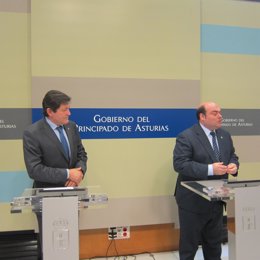Javier Fernández y Agustín Iglesias Caunedo