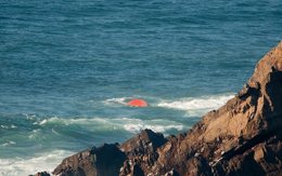 Lugar del naufragio, frente al Cabo Peñas