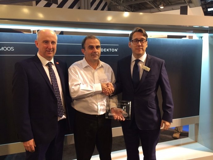 Cosentino recibe un premio en la feria KBB 