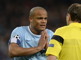 Vincent Kompany, jugador y capitán del Manchester City