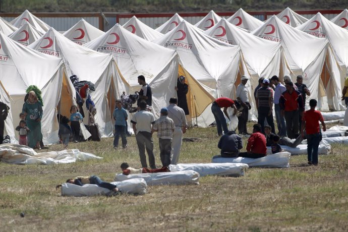 Campo De Refugiados Sirios En Turquía