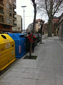 Contenedores de reciclaje
