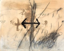 Dibujo de Antoni Tàpies