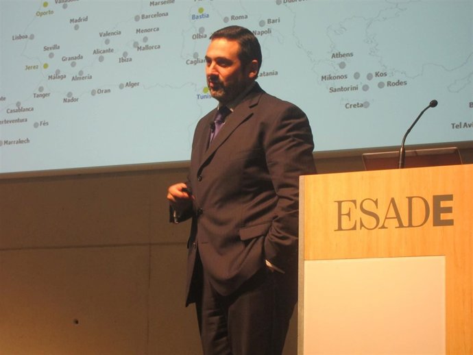 El pte. De Vueling, Álex Cruz