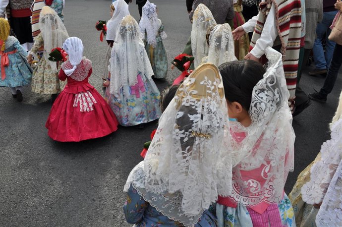Imagen de la Ofrenda de las Fallas