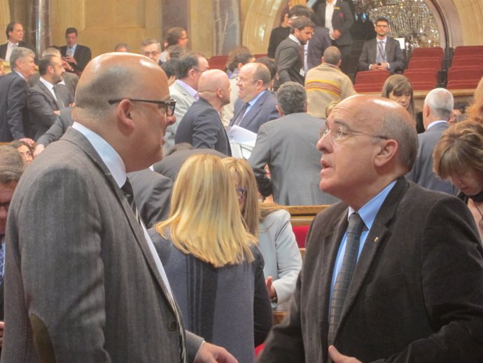 Boi Ruiz, en el pleno del Parlament