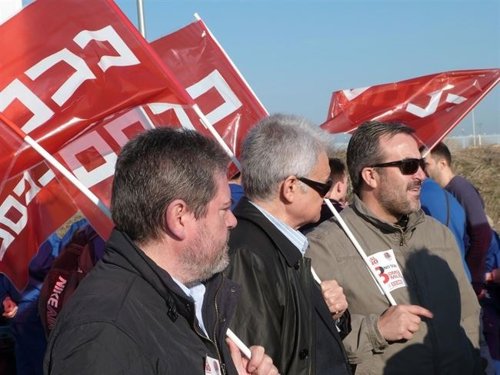 Concentración en la planta de Airbus en Illescas