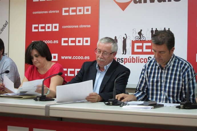 El secretario general de CC.OO., Ignacio Fernández Toxo