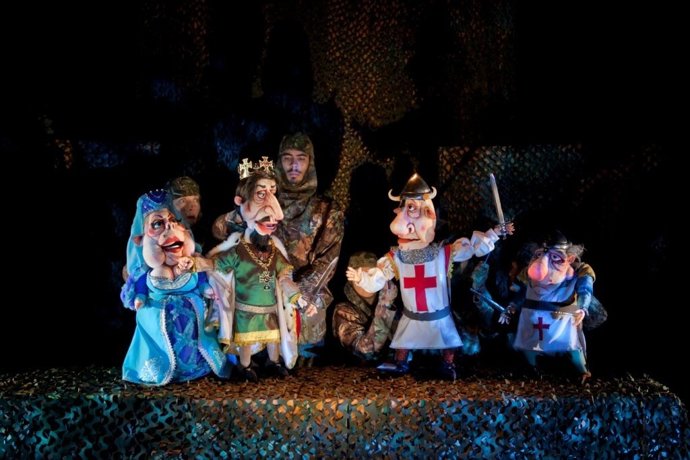 Un momento de la obra 'La venganza de Don Mendo' .