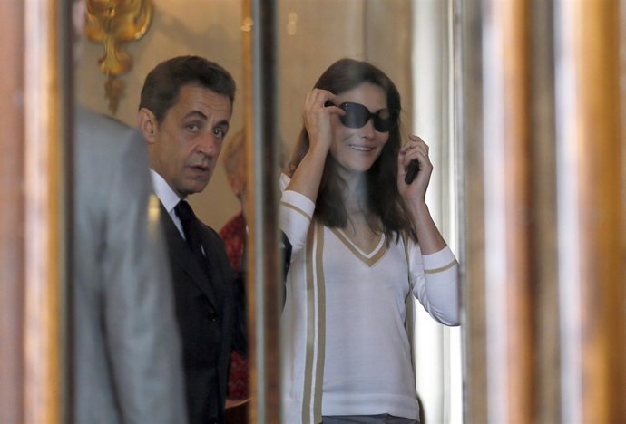 CARLA BRUNI Y NICOLAS SARCOZY