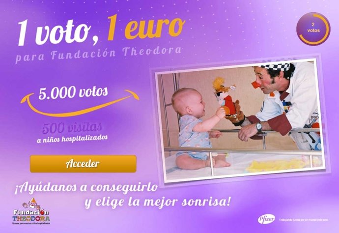 Campaña '1 voto 1 euro'