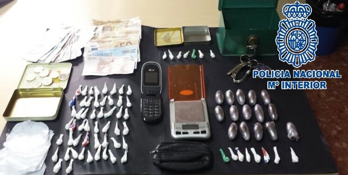 Efectos intervenidos por la Policía en la 'operación Alfajor'