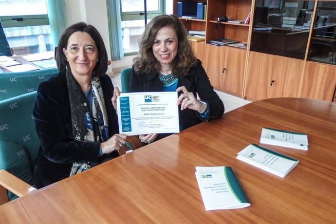 AFID Congresos recibe el título comprometidos con la sostenibilidad 