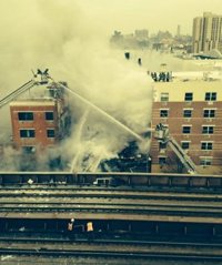 EEUU.- Al menos once heridos leves por la explosión y el derrumbe parcial de un edificio en Nueva York