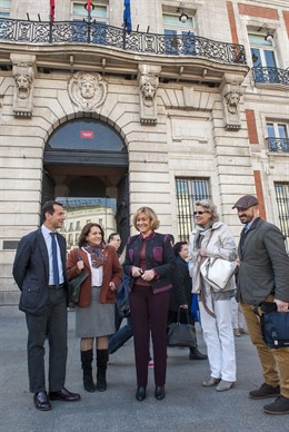 Un momento tras la reunión