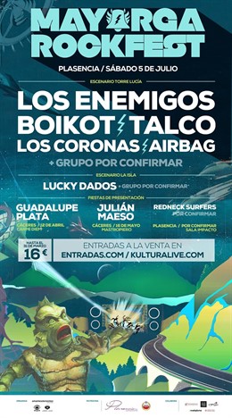 Cartel Del Mayorga Rockfest De Plasencia (Cáceres)