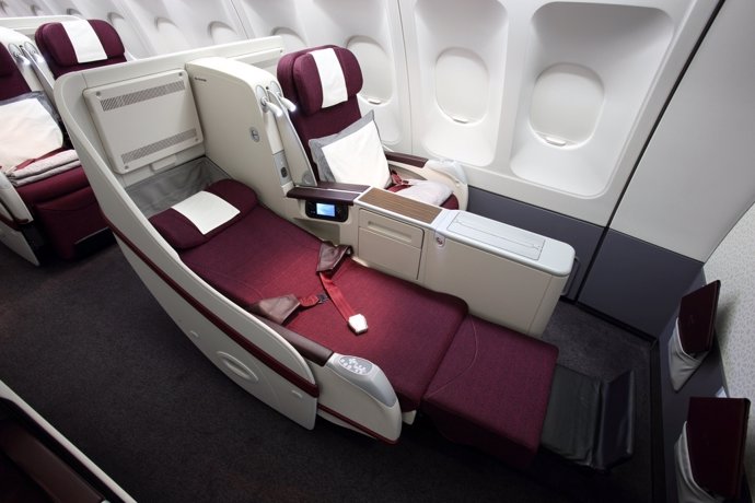 Los nuevos asientos de Qatar Airways