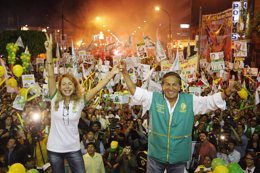 Elian Karp y Alejandro Toledo (2011).