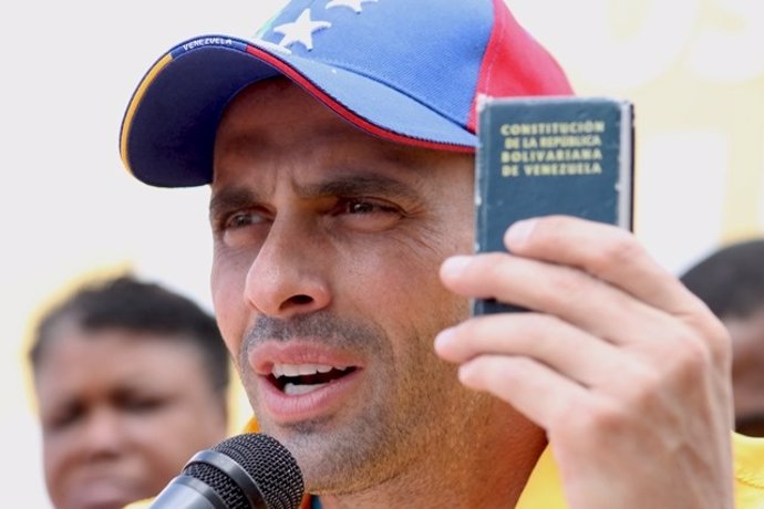 El líder opositor venezolano Henrique Capriles